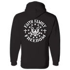 Faith Family Freedom Unisex Pullover Hooded Sweatshirt