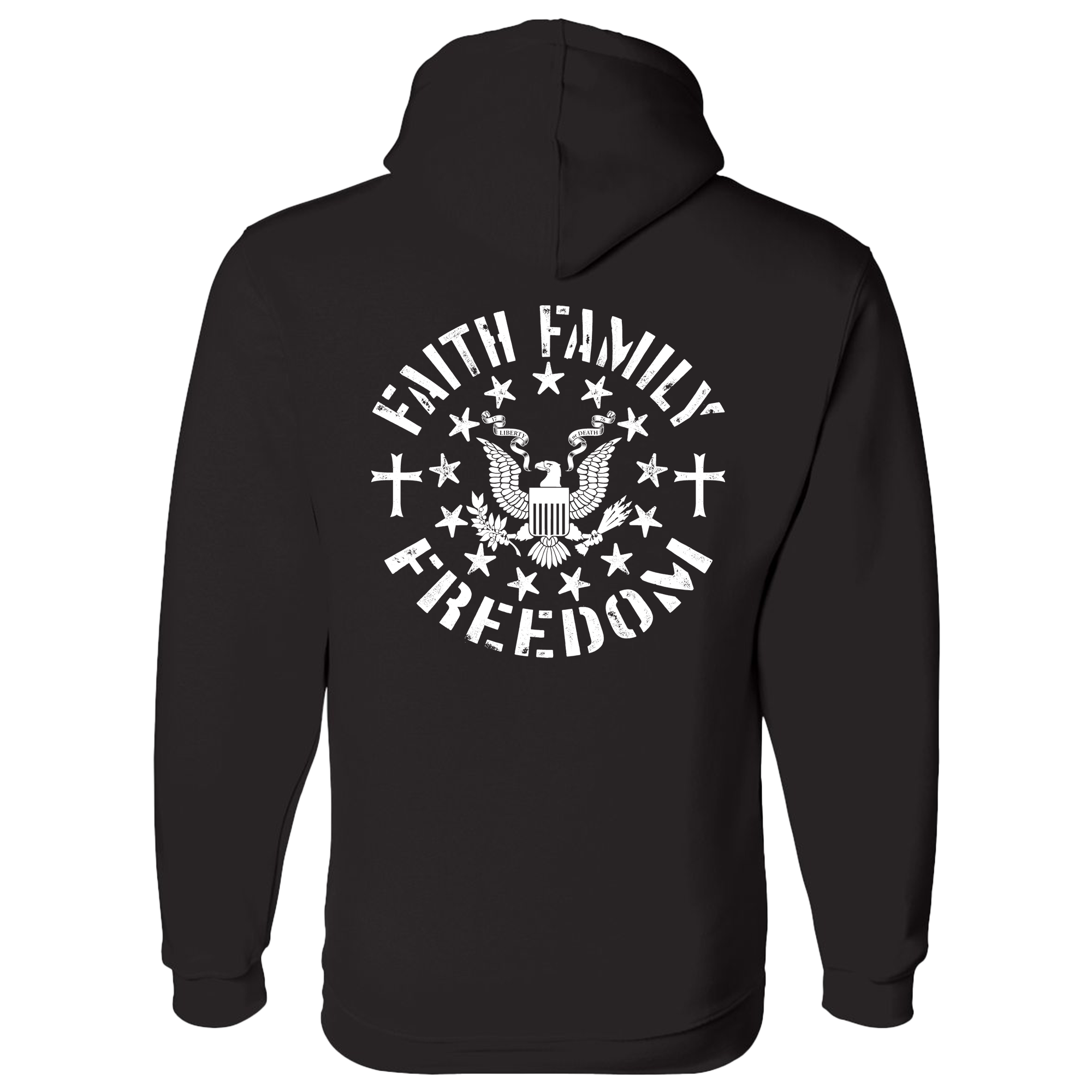 Faith Family Freedom Unisex Pullover Hooded Sweatshirt