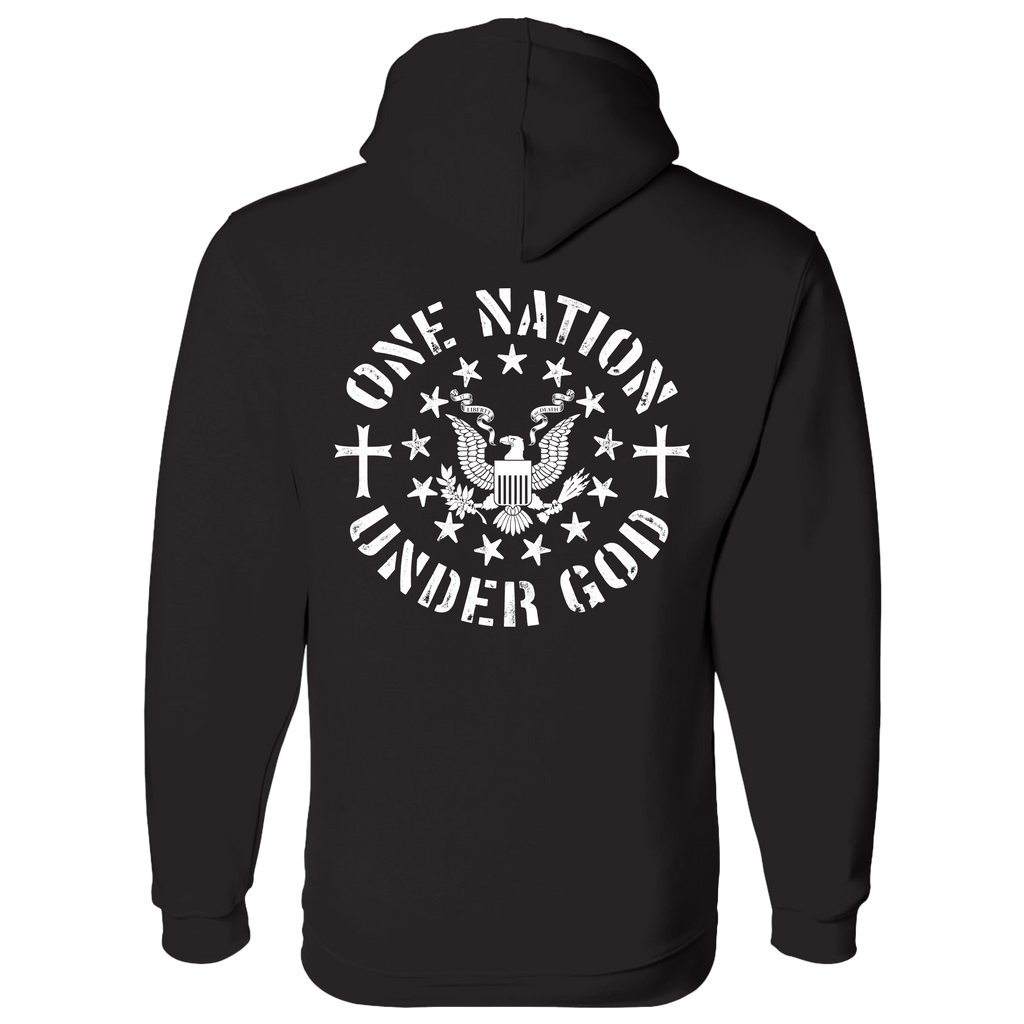 One Nation Under God Unisex Pullover Hooded Sweatshirt