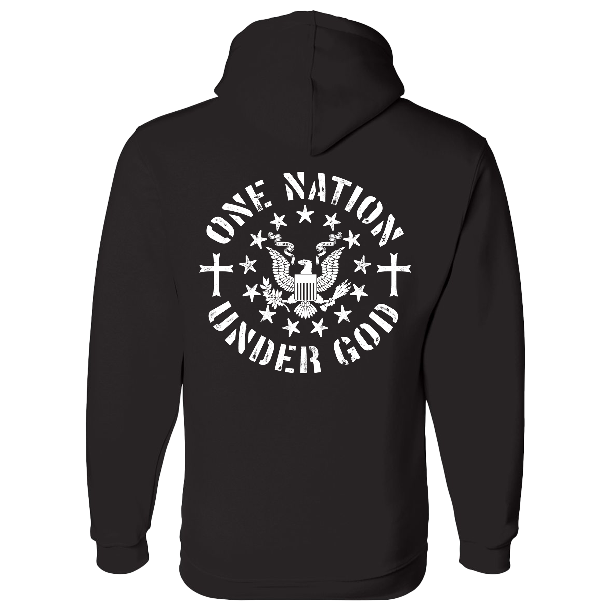 One Nation Under God Unisex Pullover Hooded Sweatshirt