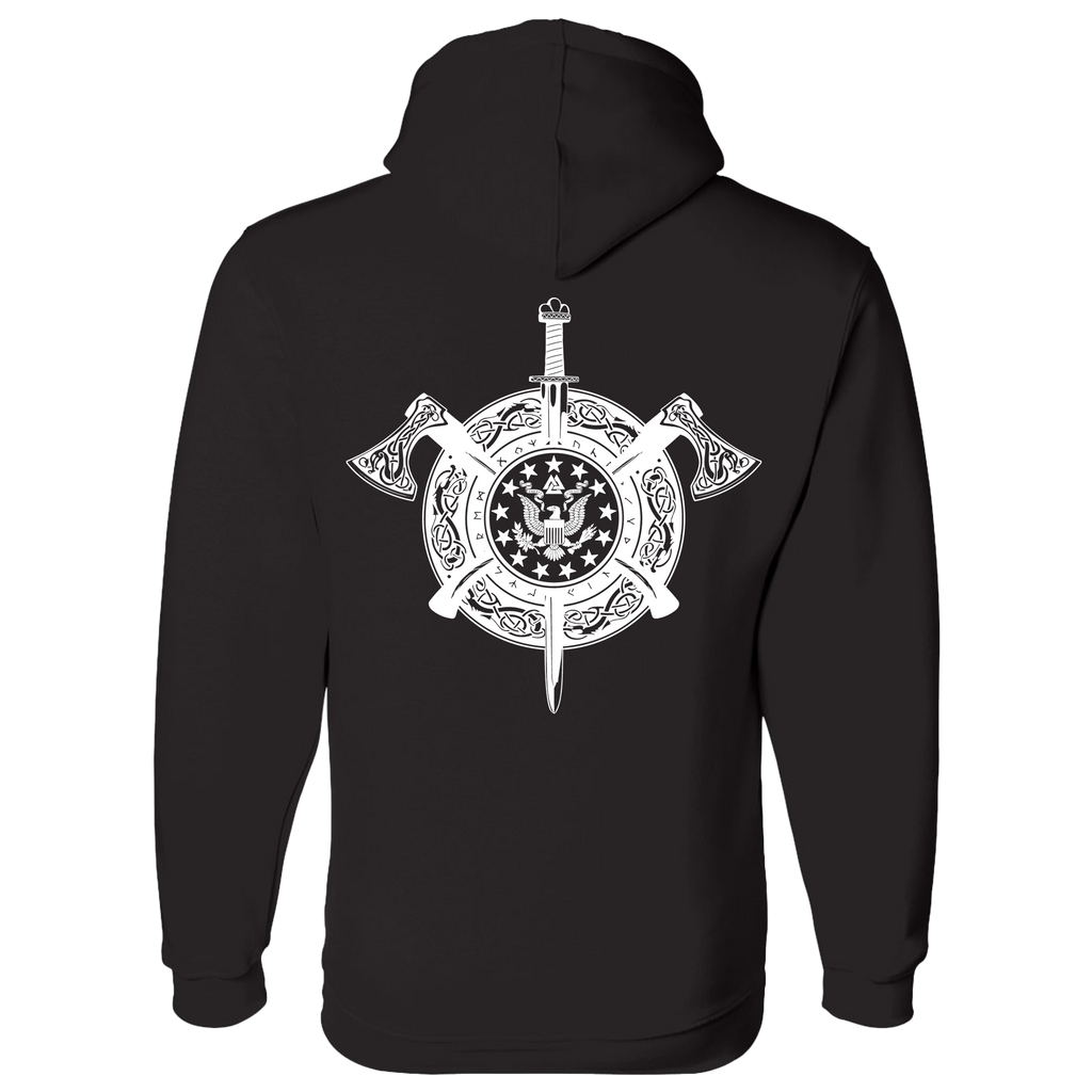Viking Shield Unisex Pullover Hooded Sweatshirt