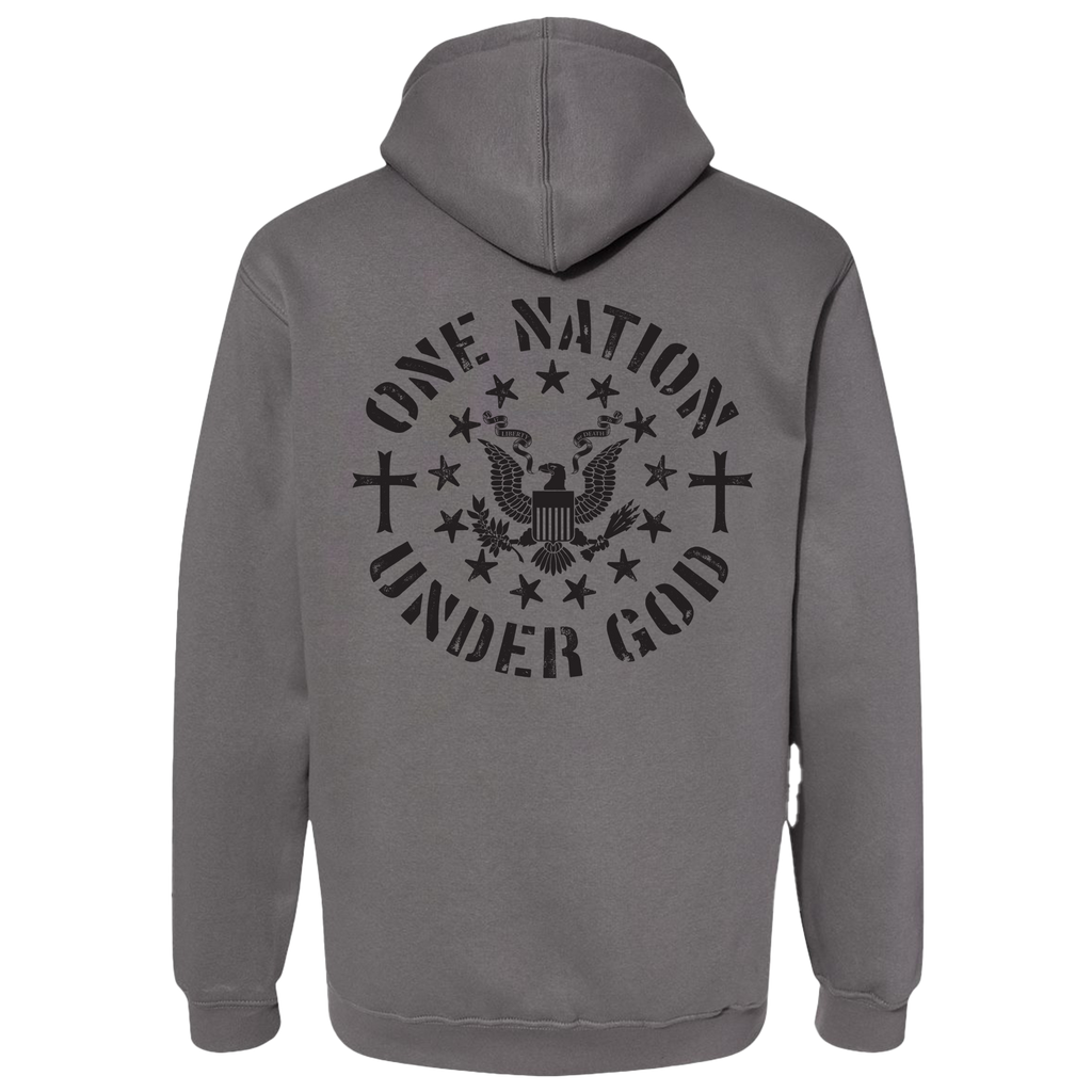 One Nation Under God Unisex Pullover Hooded Sweatshirt