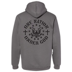 One Nation Under God Unisex Pullover Hooded Sweatshirt