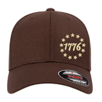 1776 & 13 Stars 3D Puff Embroidered Flexfit Hat