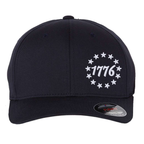 1776 & 13 Stars 3D Puff Embroidered Flexfit Hat