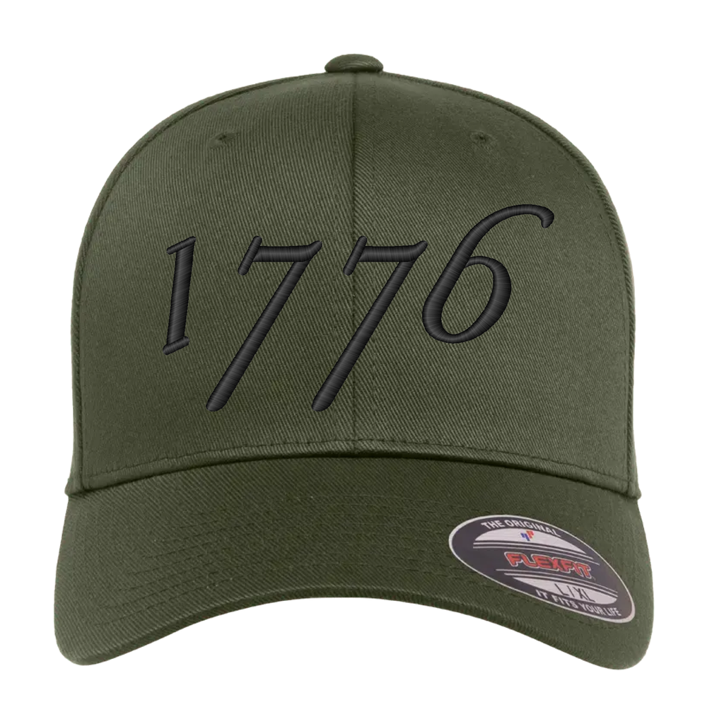 1776 3D Puff Embroidered Flexfit Hat