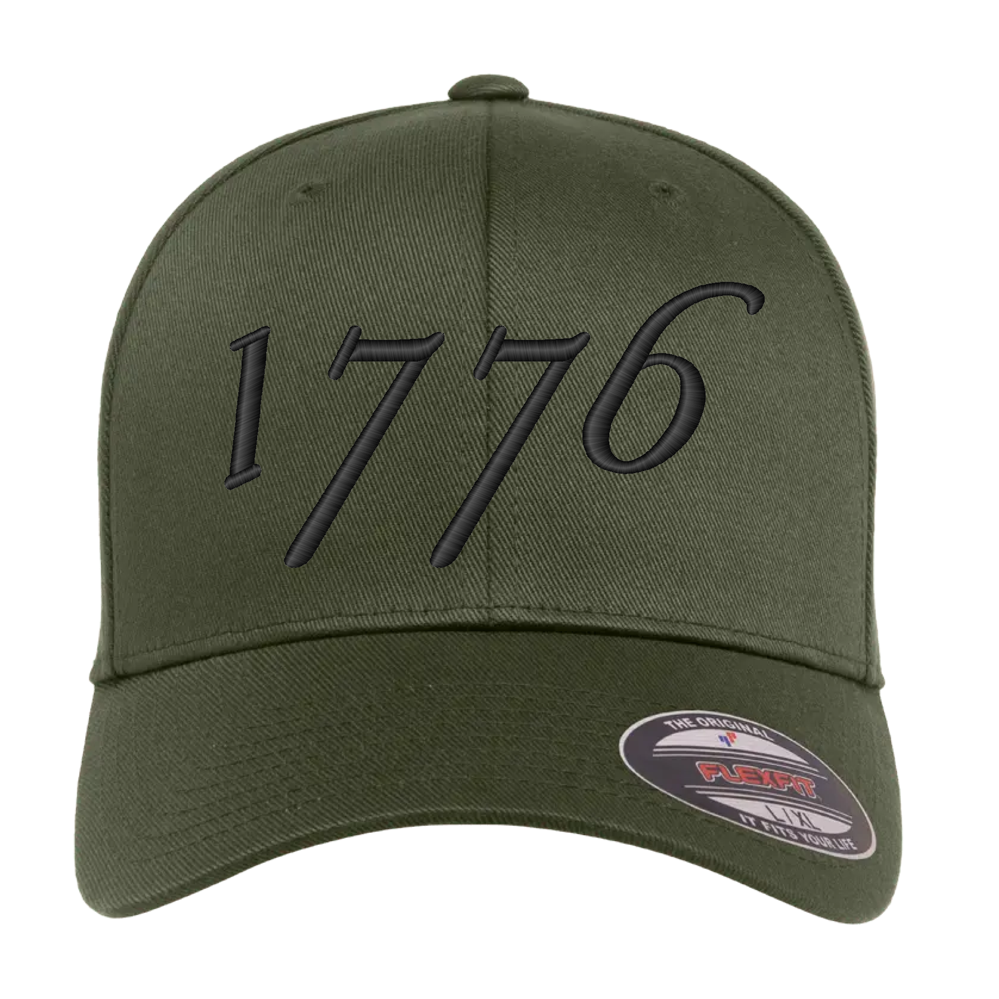 1776 3D Puff Embroidered Flexfit Hat