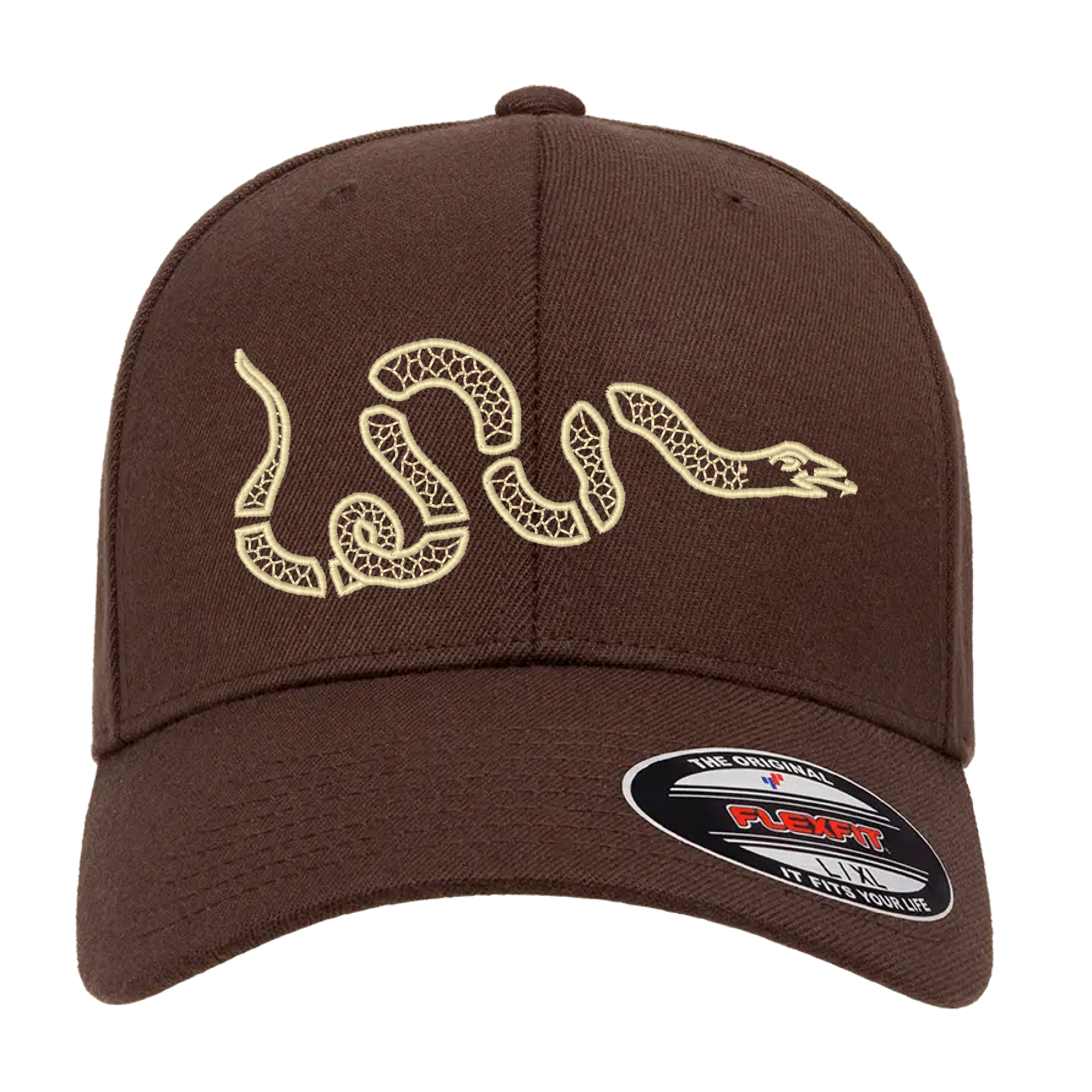 Join, or Die Snake Embroidered Flexfit Hat