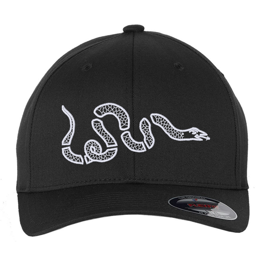 Join, or Die Snake Embroidered Flexfit Hat