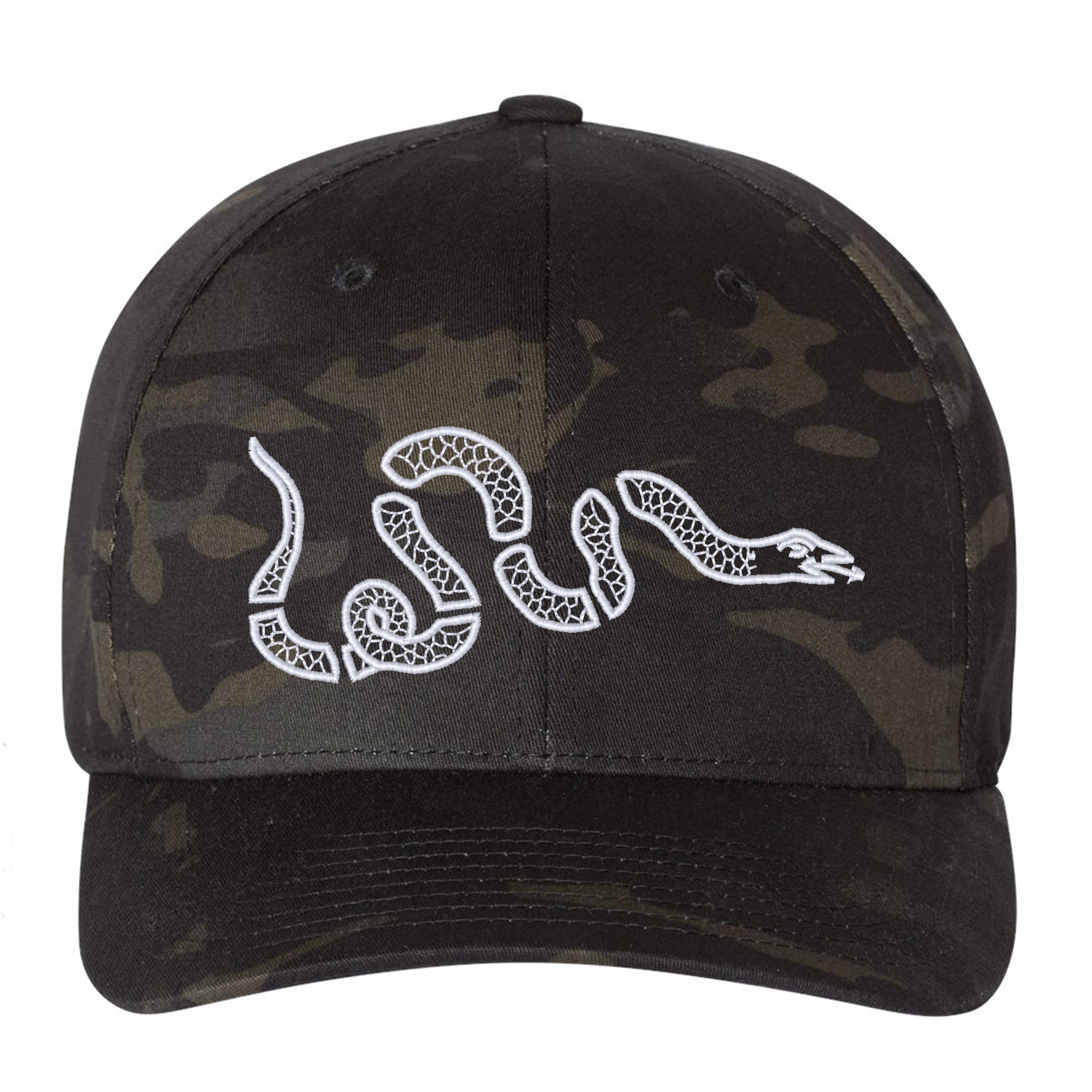 Join, or Die Snake Embroidered Flexfit Hat