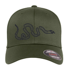 Join, or Die Snake Embroidered Flexfit Hat