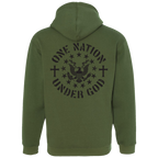 One Nation Under God Unisex Pullover Hooded Sweatshirt