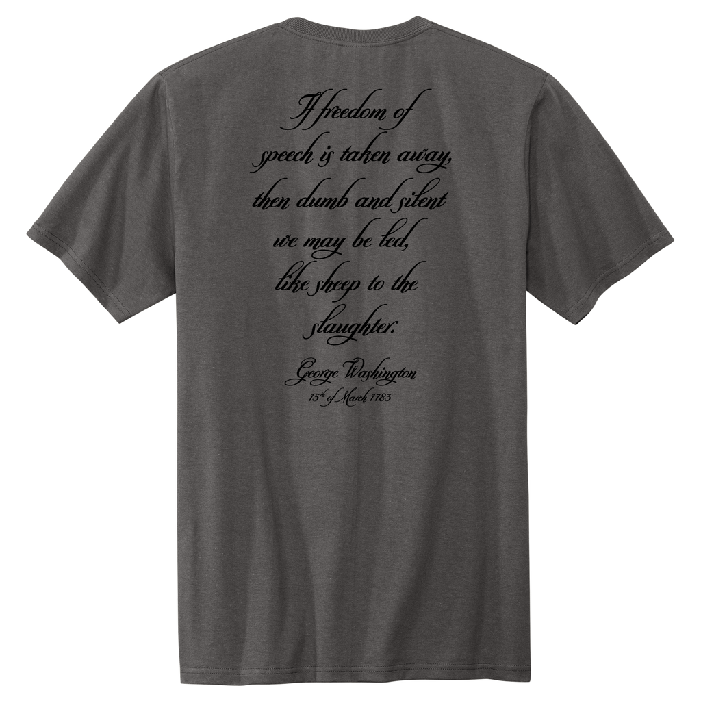 George Washington Newburgh Address Quote Unisex Short Sleeve Shirt