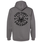 Faith Family Freedom Unisex Pullover Hooded Sweatshirt