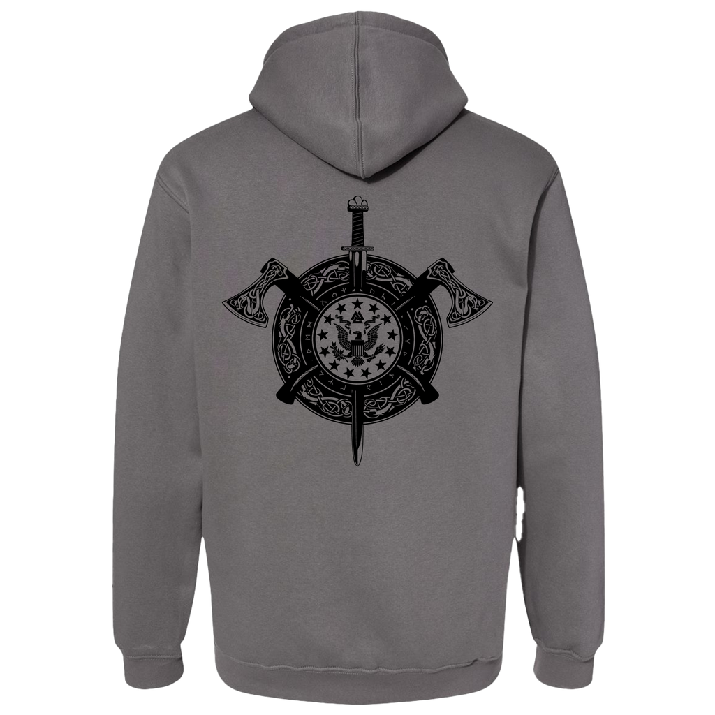 Viking Shield Unisex Pullover Hooded Sweatshirt