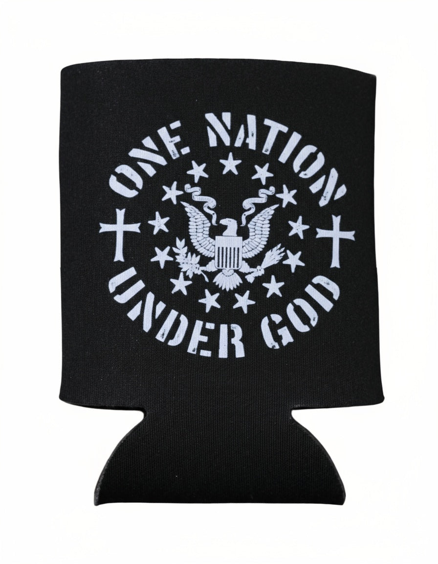 One Nation Under God 12 oz Can Cooler
