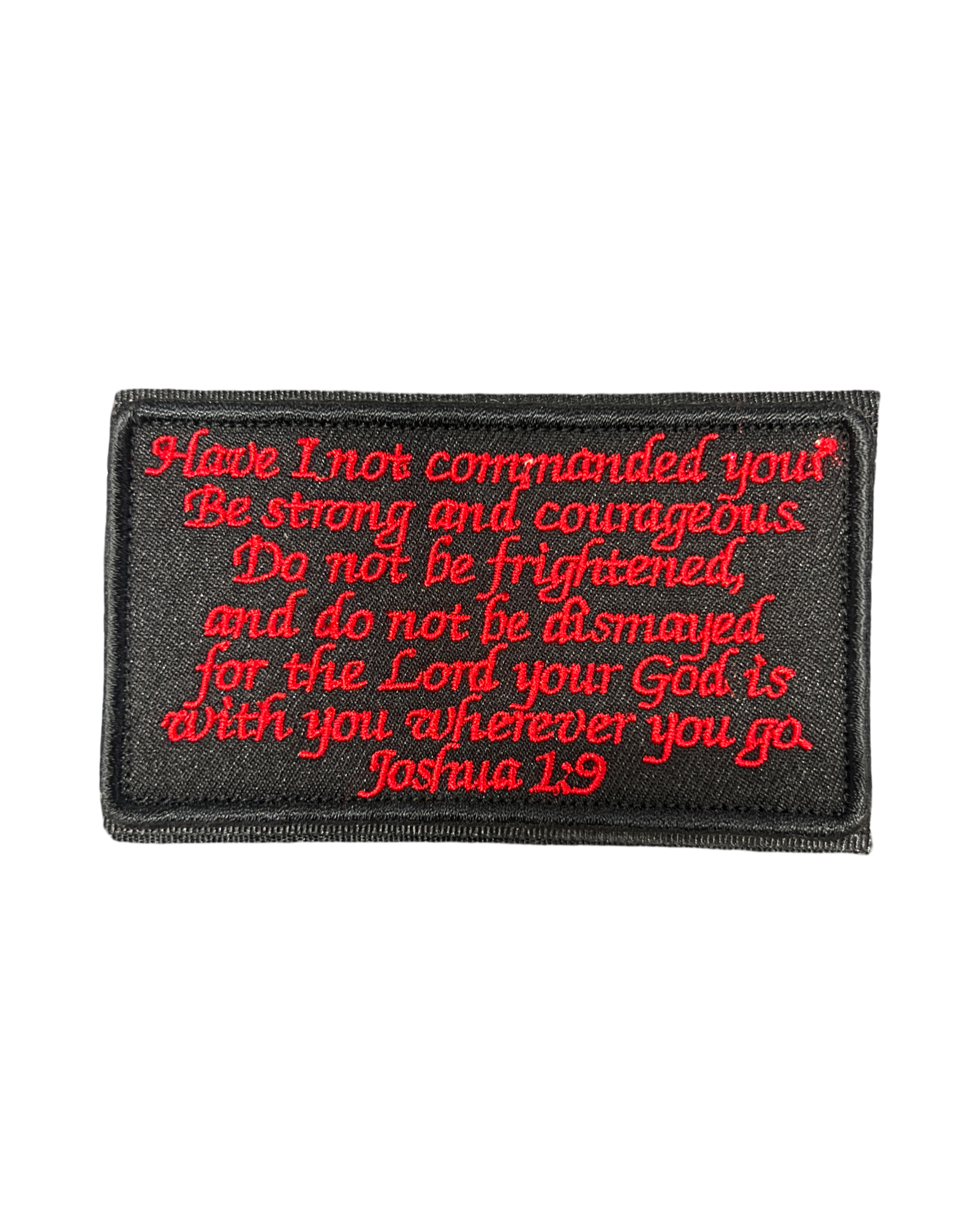 Joshua 1:9 Velcro Patch