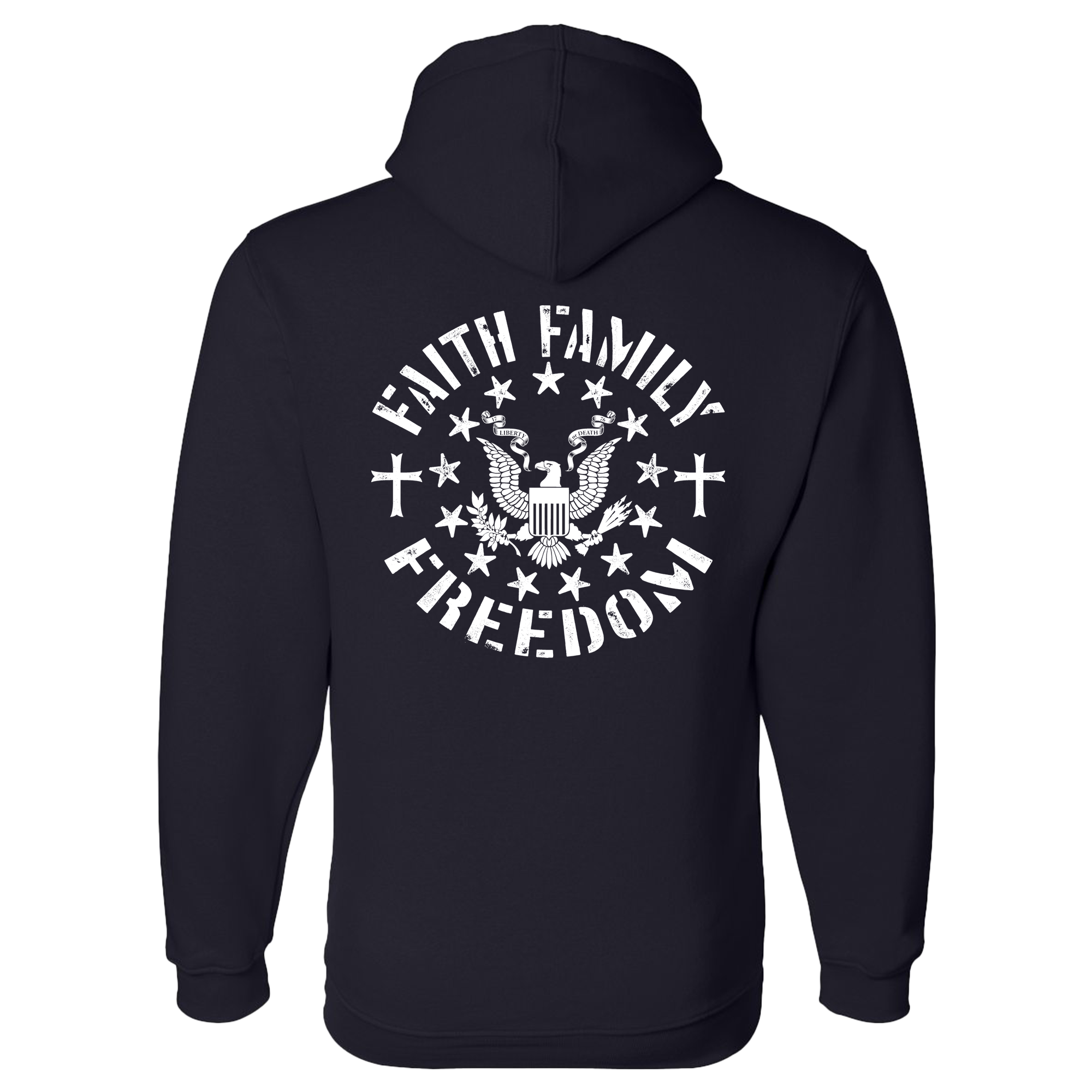 Faith Family Freedom Unisex Pullover Hooded Sweatshirt