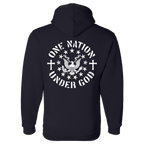 One Nation Under God Unisex Pullover Hooded Sweatshirt