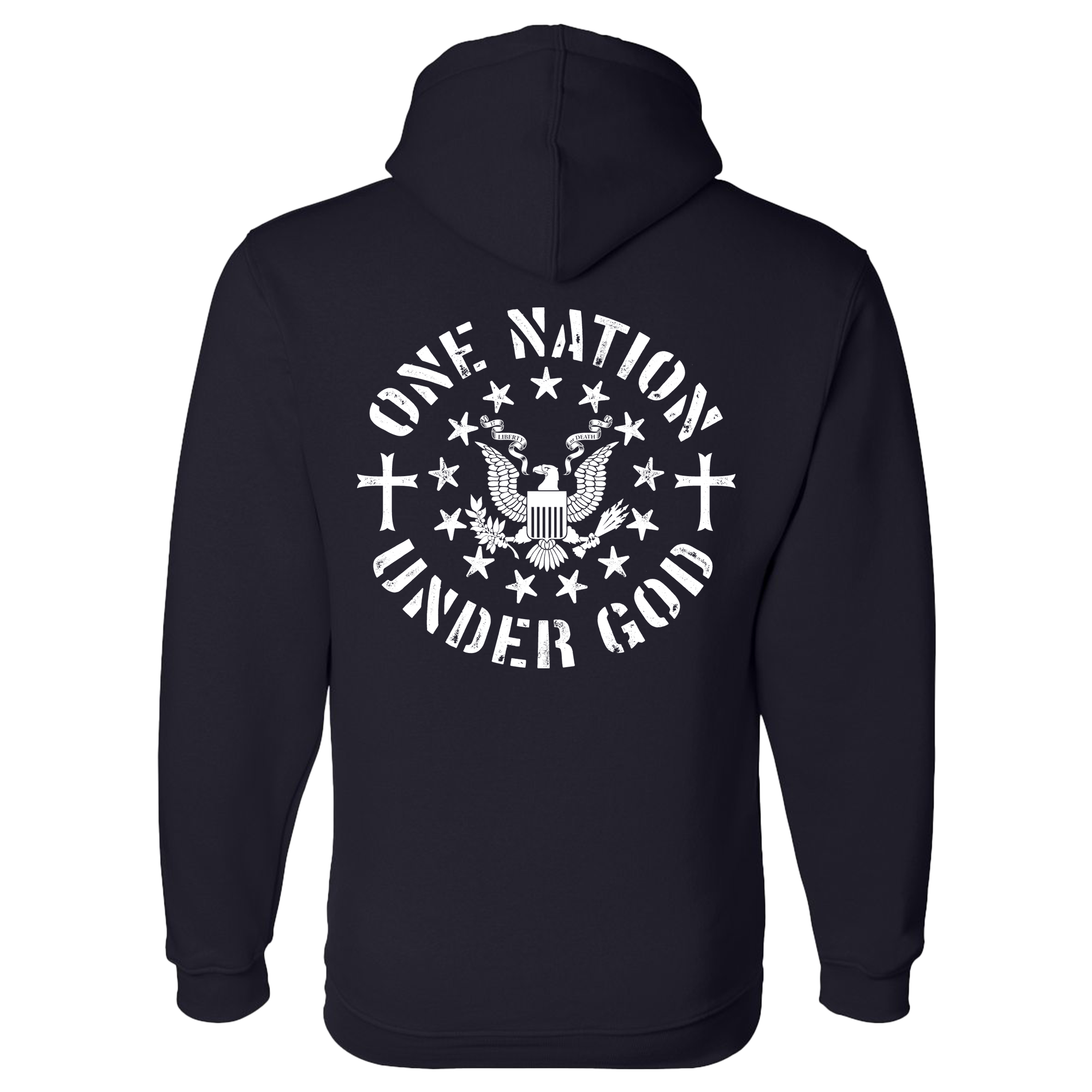 One Nation Under God Unisex Pullover Hooded Sweatshirt