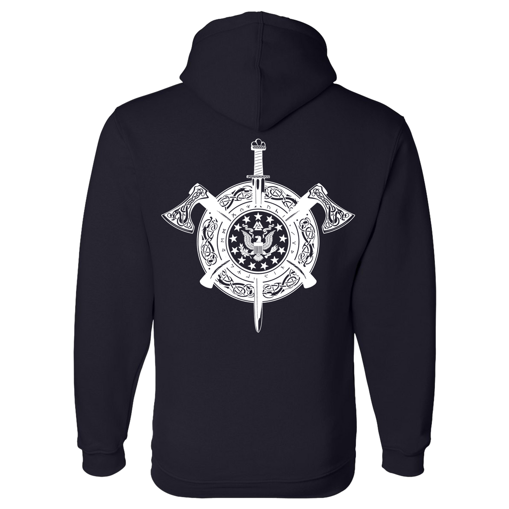 Viking Shield Unisex Pullover Hooded Sweatshirt