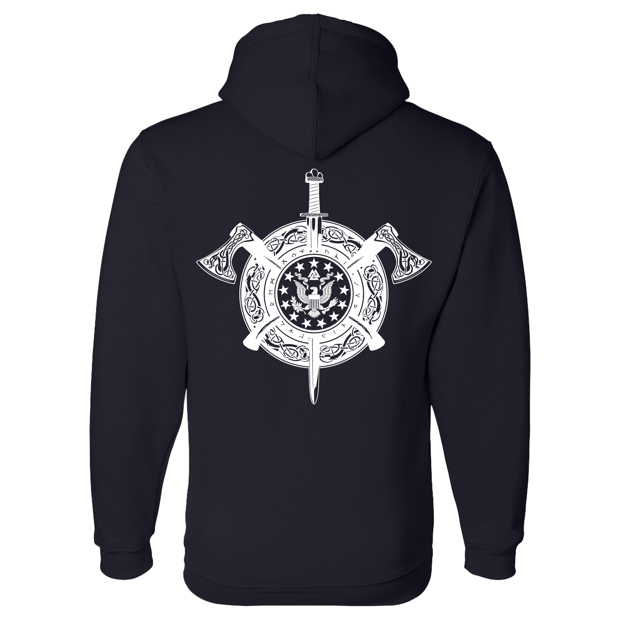 Viking Shield Unisex Pullover Hooded Sweatshirt