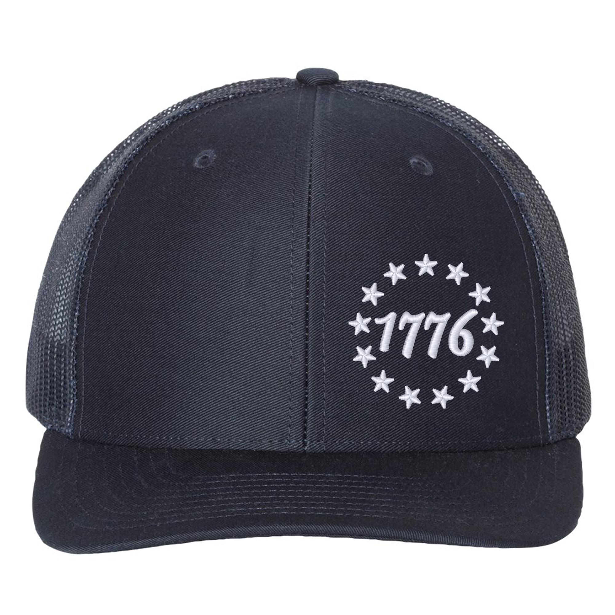 1776 & 13 Stars 3D Puff Embroidered Snapback Hat