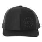 1776 & 13 Stars 3D Puff Embroidered Snapback Hat