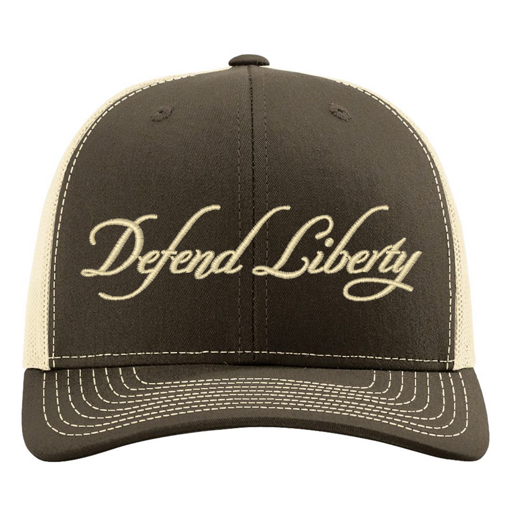 Defend Liberty Embroidered Snapback Hat
