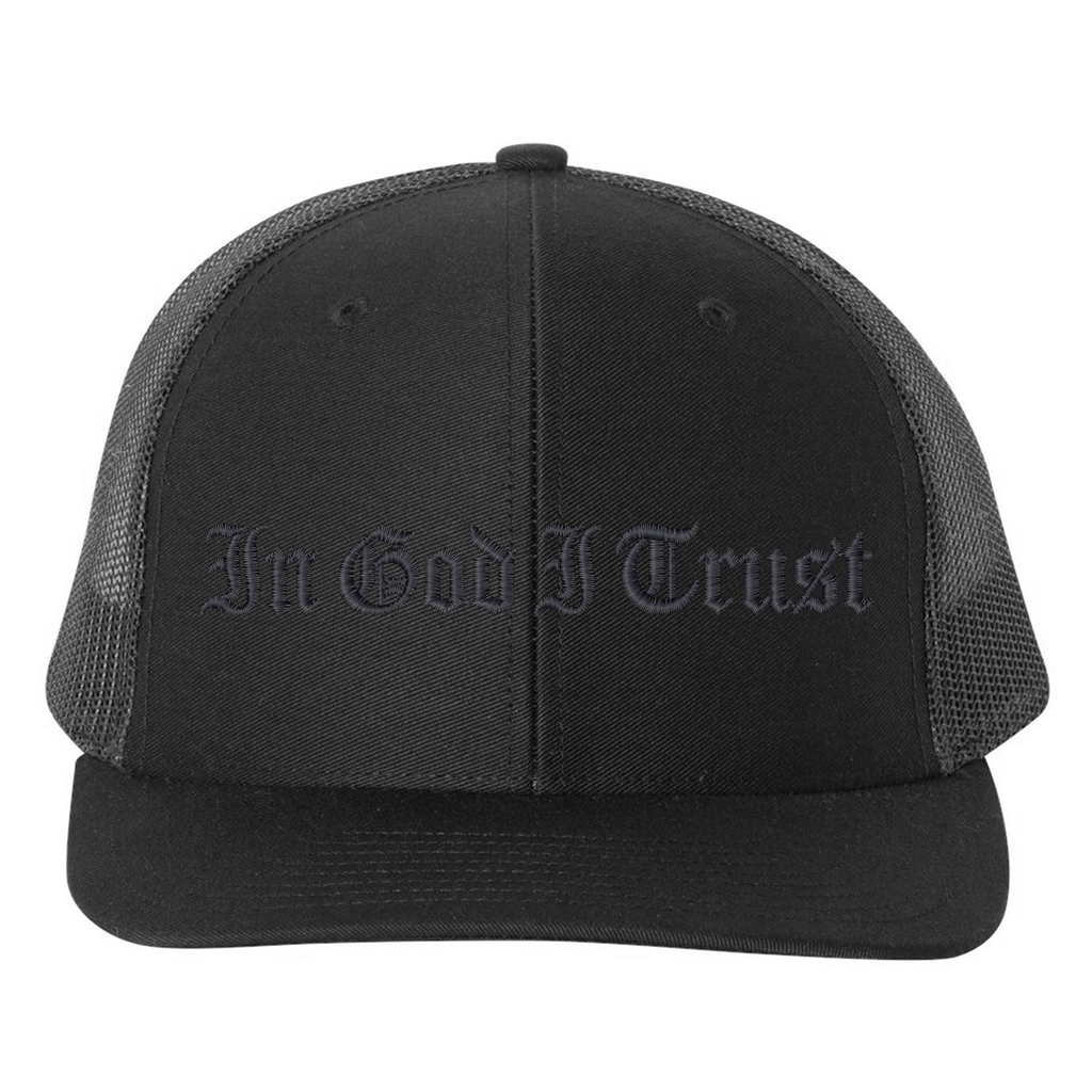 In God I Trust Embroidered Snapback Hat