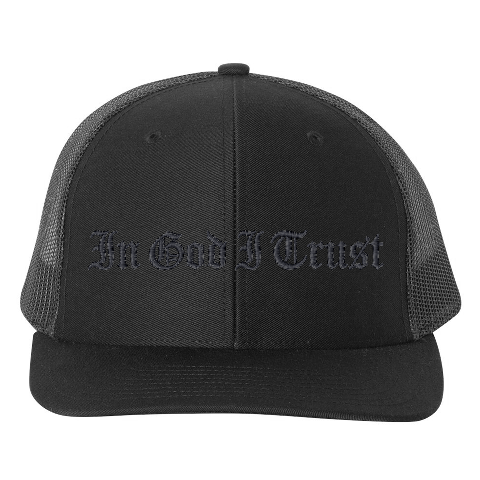 In God I Trust Embroidered Snapback Hat