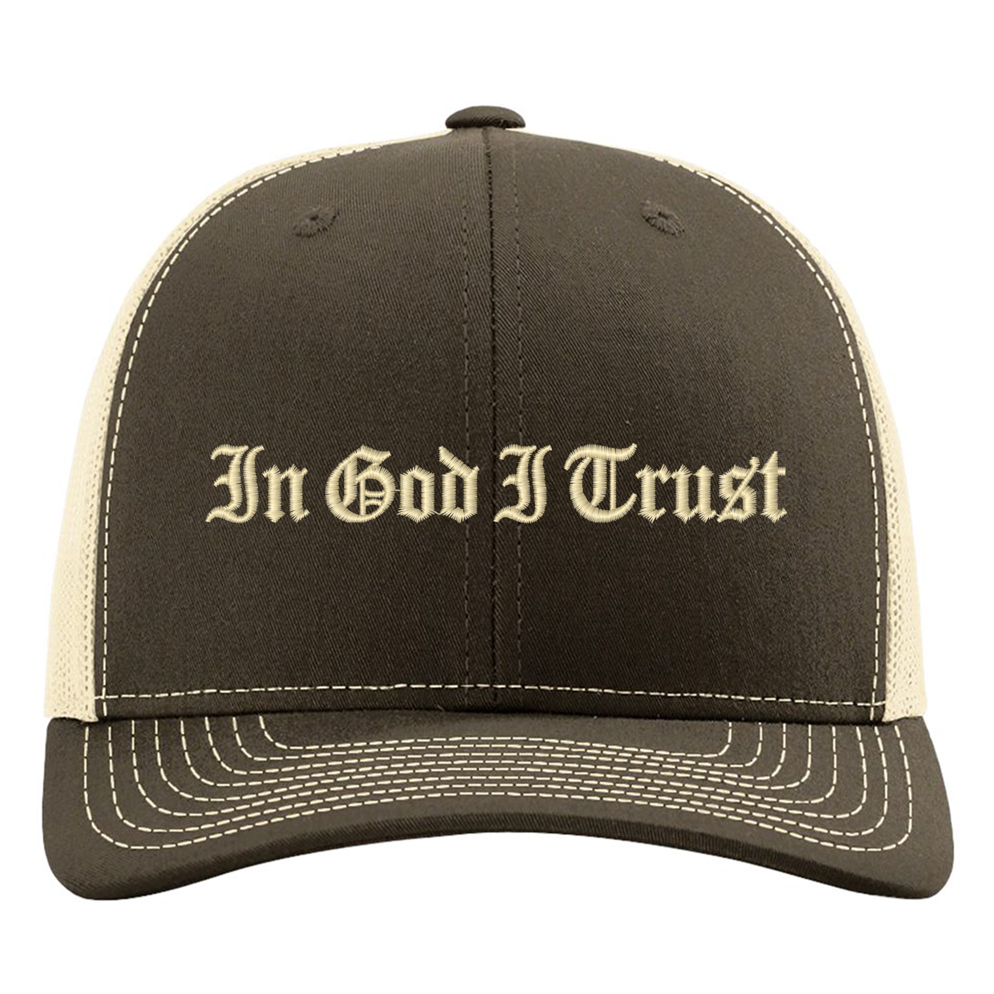 In God I Trust Embroidered Snapback Hat