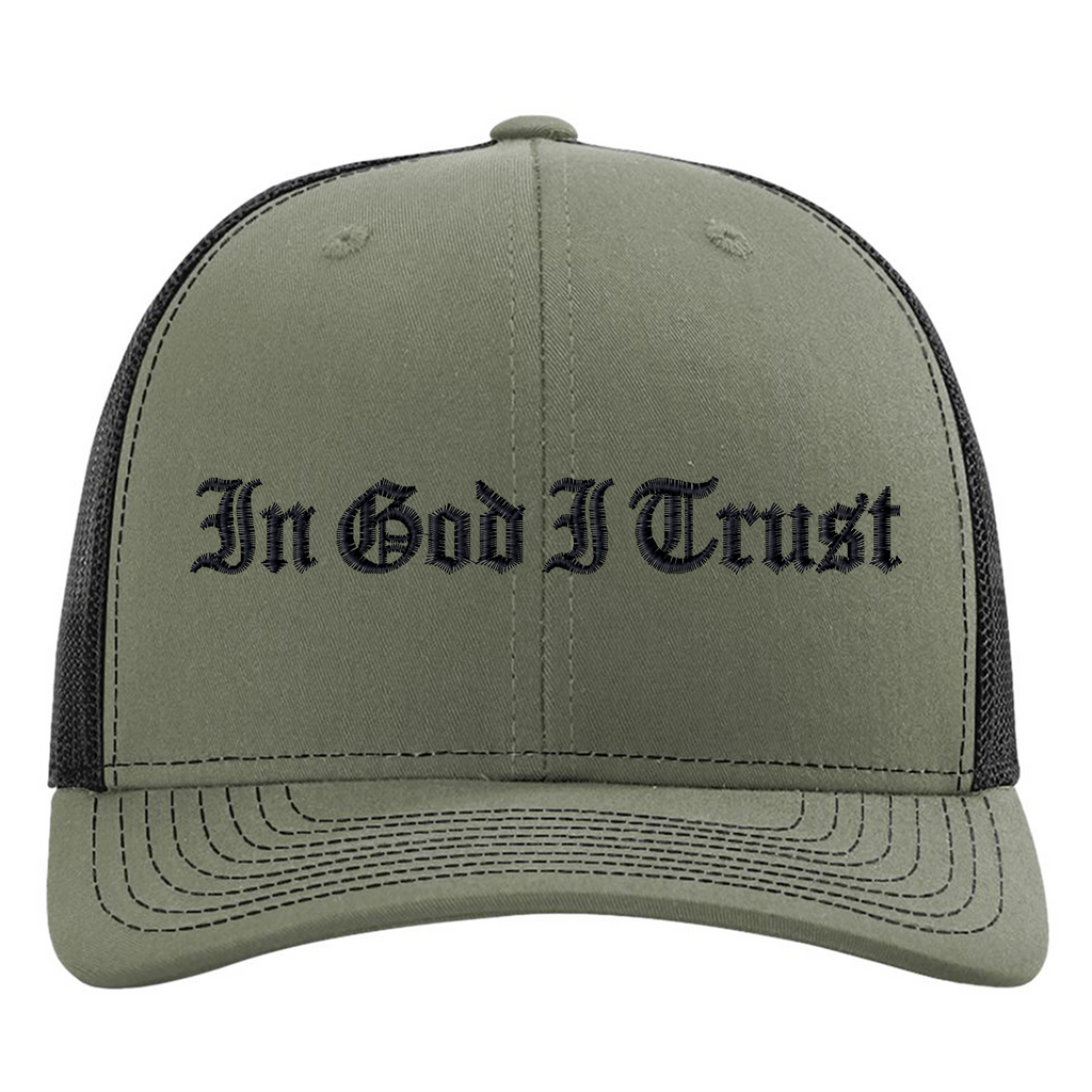 In God I Trust Embroidered Snapback Hat