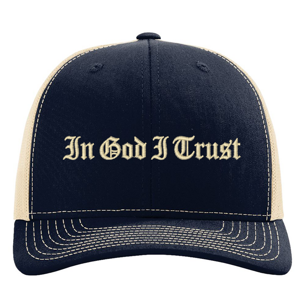 In God I Trust Embroidered Snapback Hat