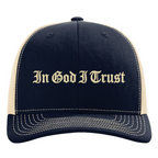 In God I Trust Embroidered Snapback Hat