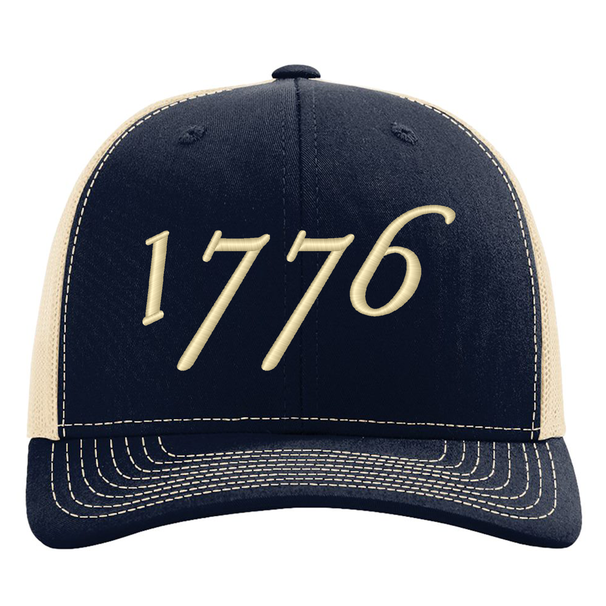 1776 3D Puff Embroidered Snapback Hat