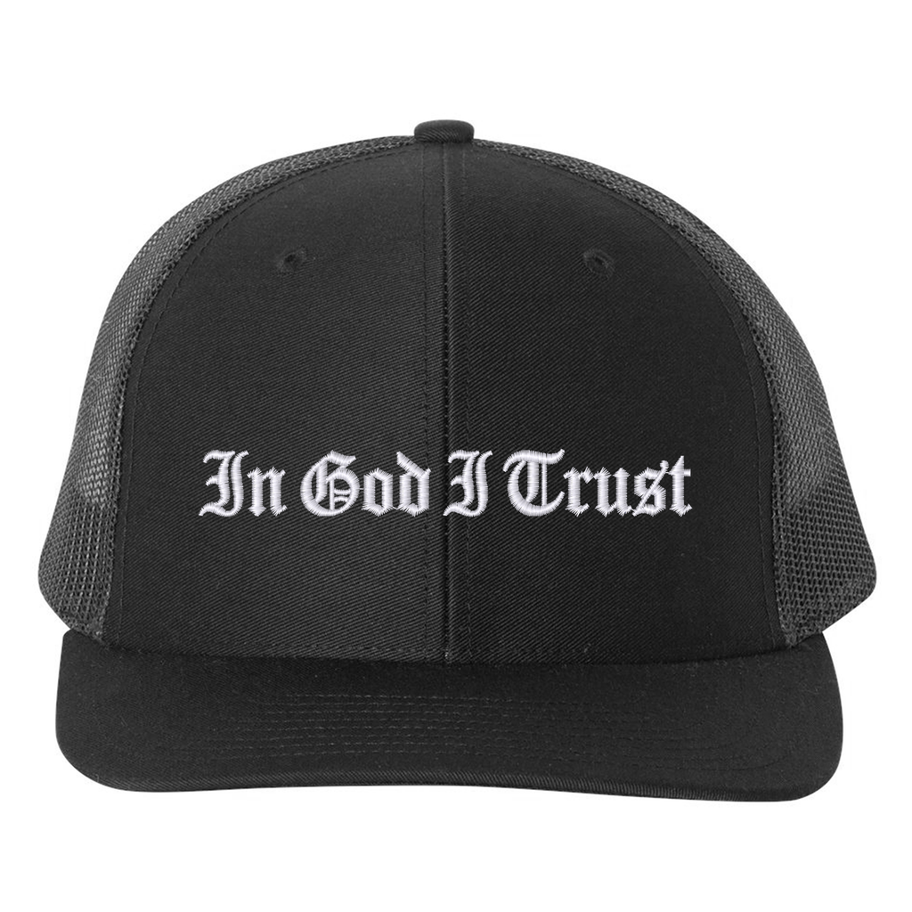 In God I Trust Embroidered Snapback Hat