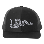 Join, or Die Snake Embroidered Snapback Hat