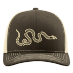 Join, or Die Snake Embroidered Snapback Hat