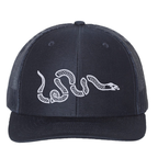 Join, or Die Snake Embroidered Snapback Hat