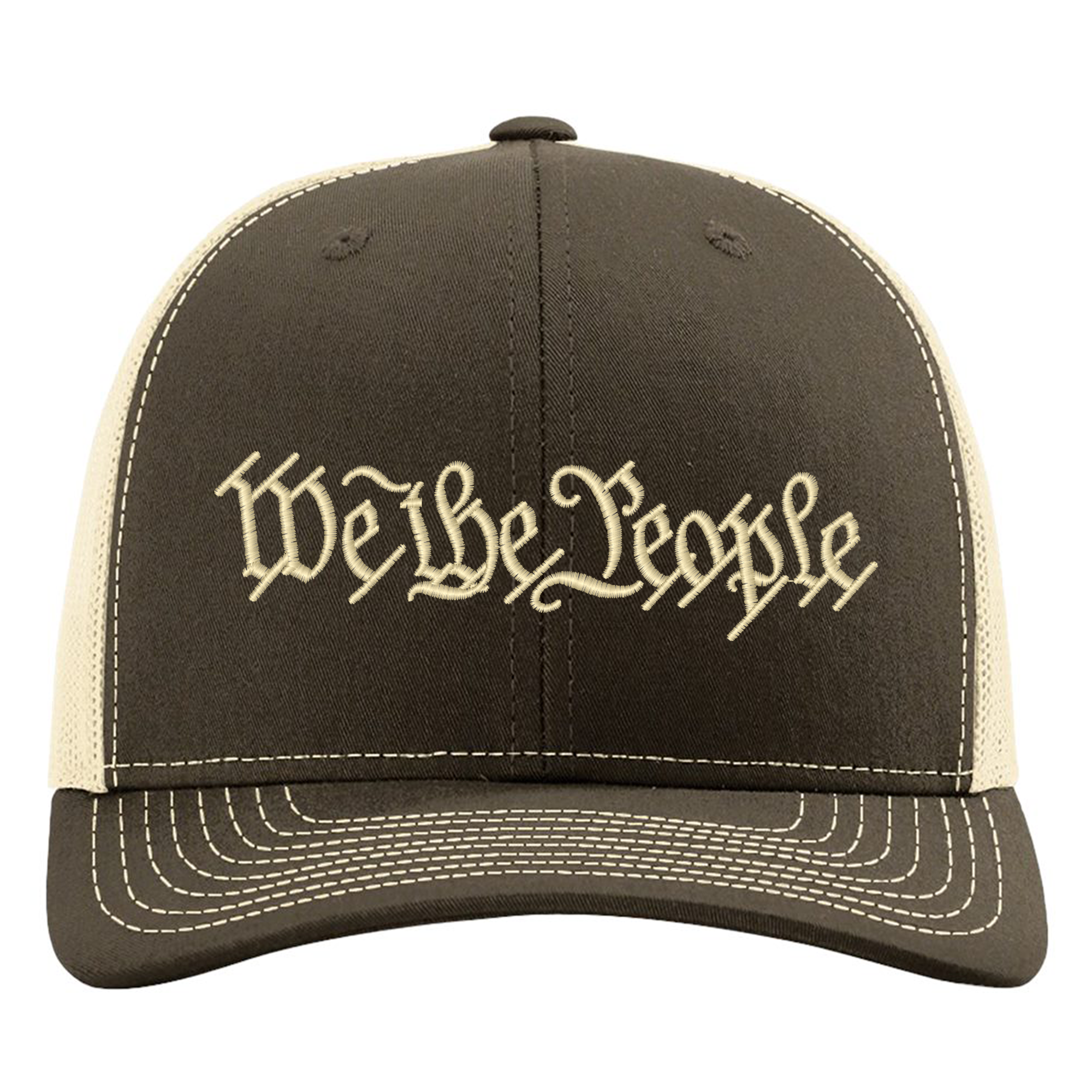 We The People Embroidered Snapback Hat