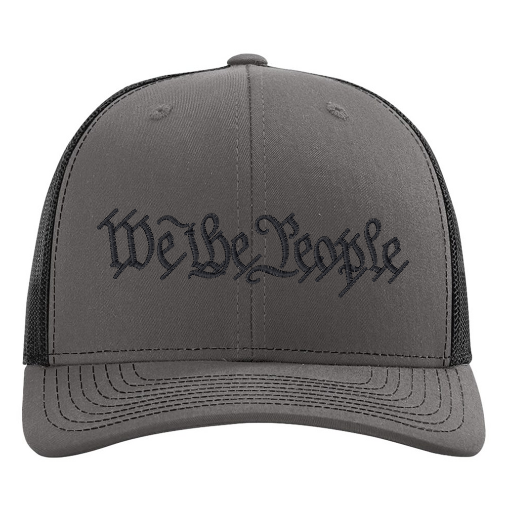 We The People Embroidered Snapback Hat