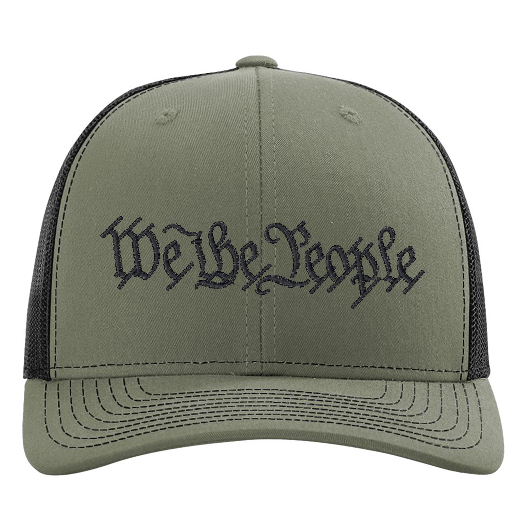 We The People Embroidered Snapback Hat