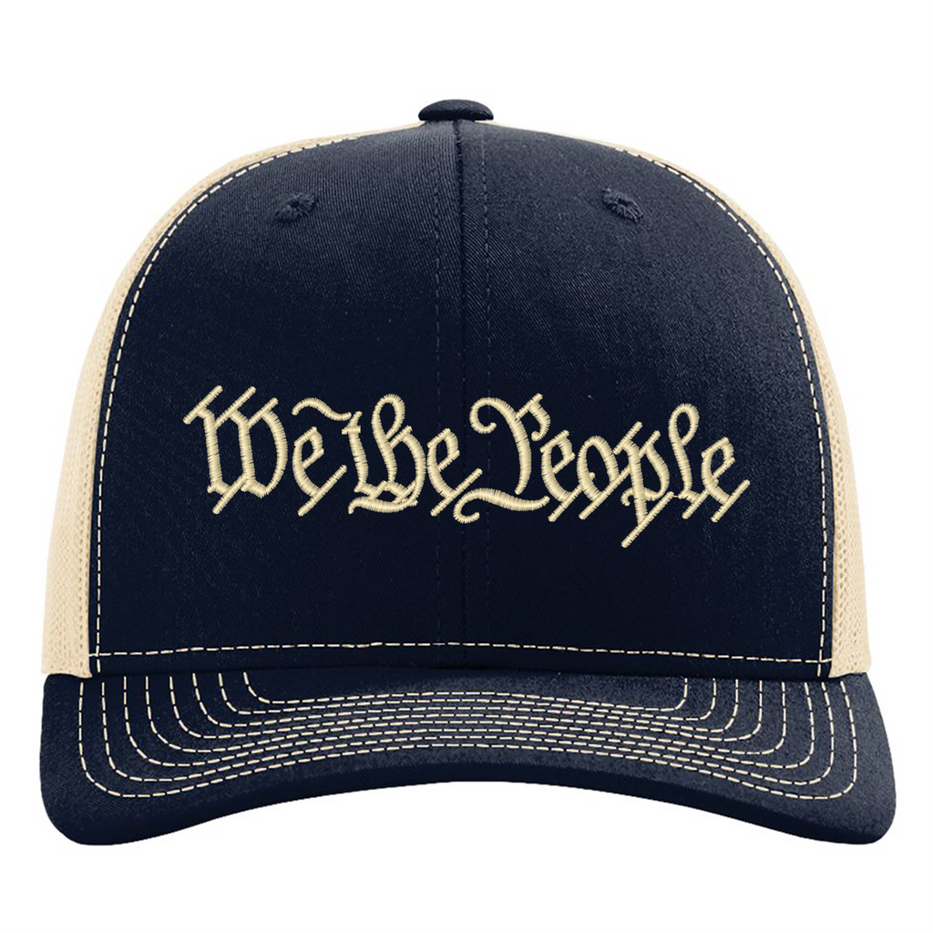 We The People Embroidered Snapback Hat