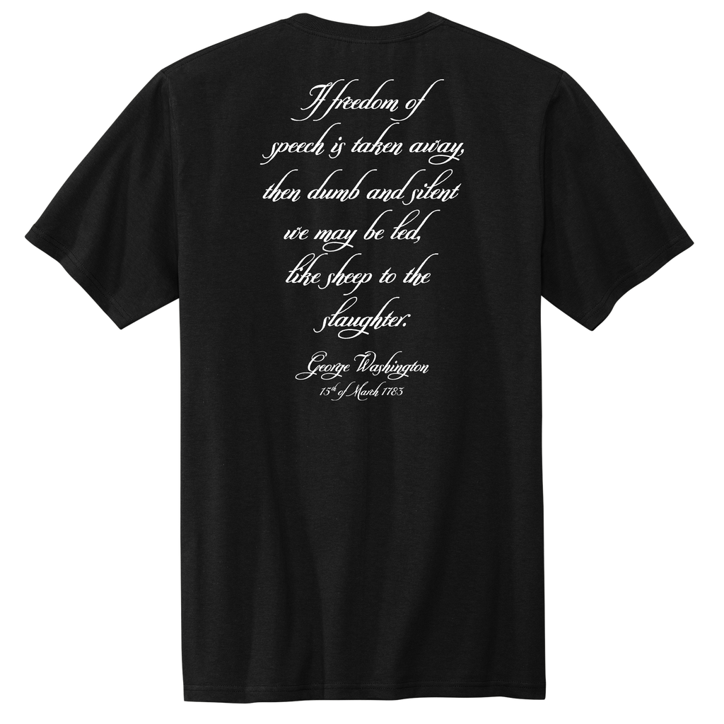 George Washington Newburgh Address Quote Unisex Short Sleeve Shirt