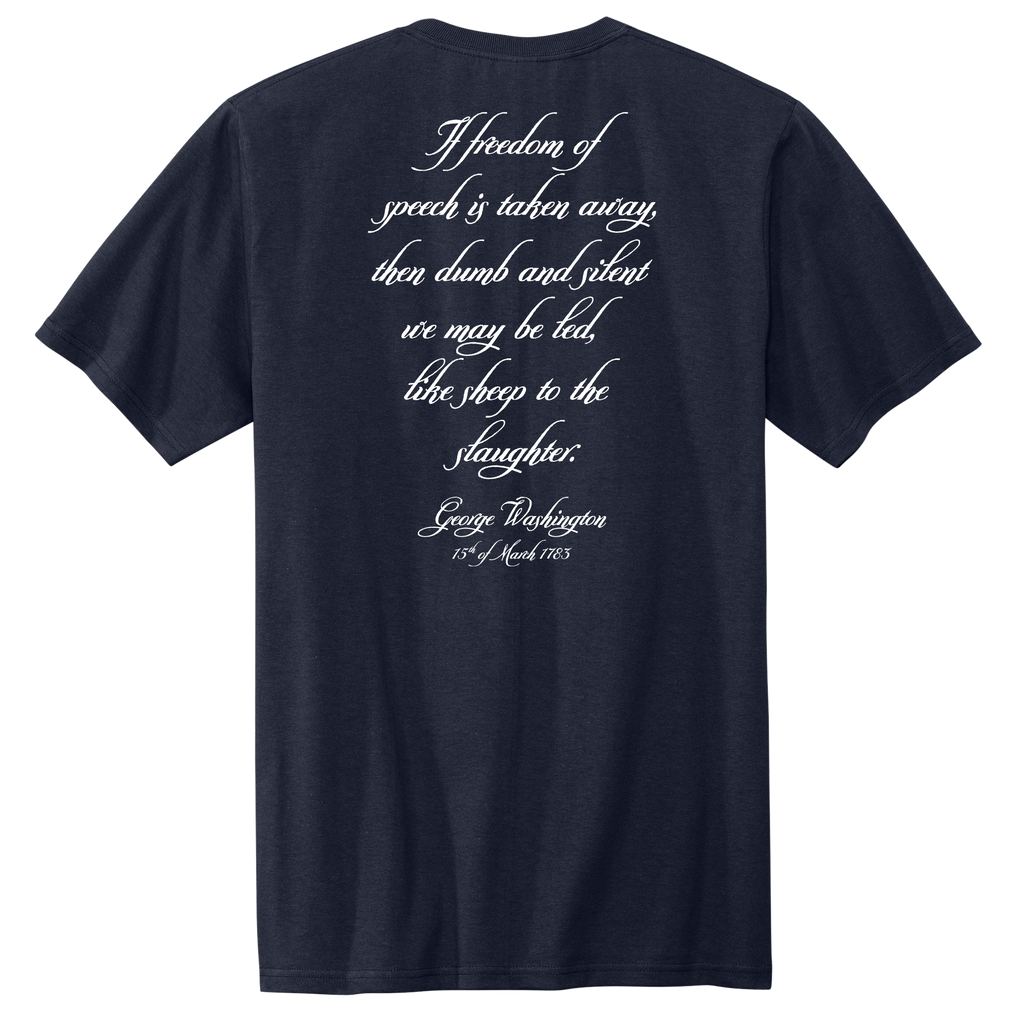 George Washington Newburgh Address Quote Unisex Short Sleeve Shirt
