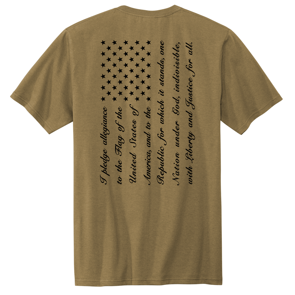 Pledge Allegiance Flag Unisex Short Sleeve Shirt