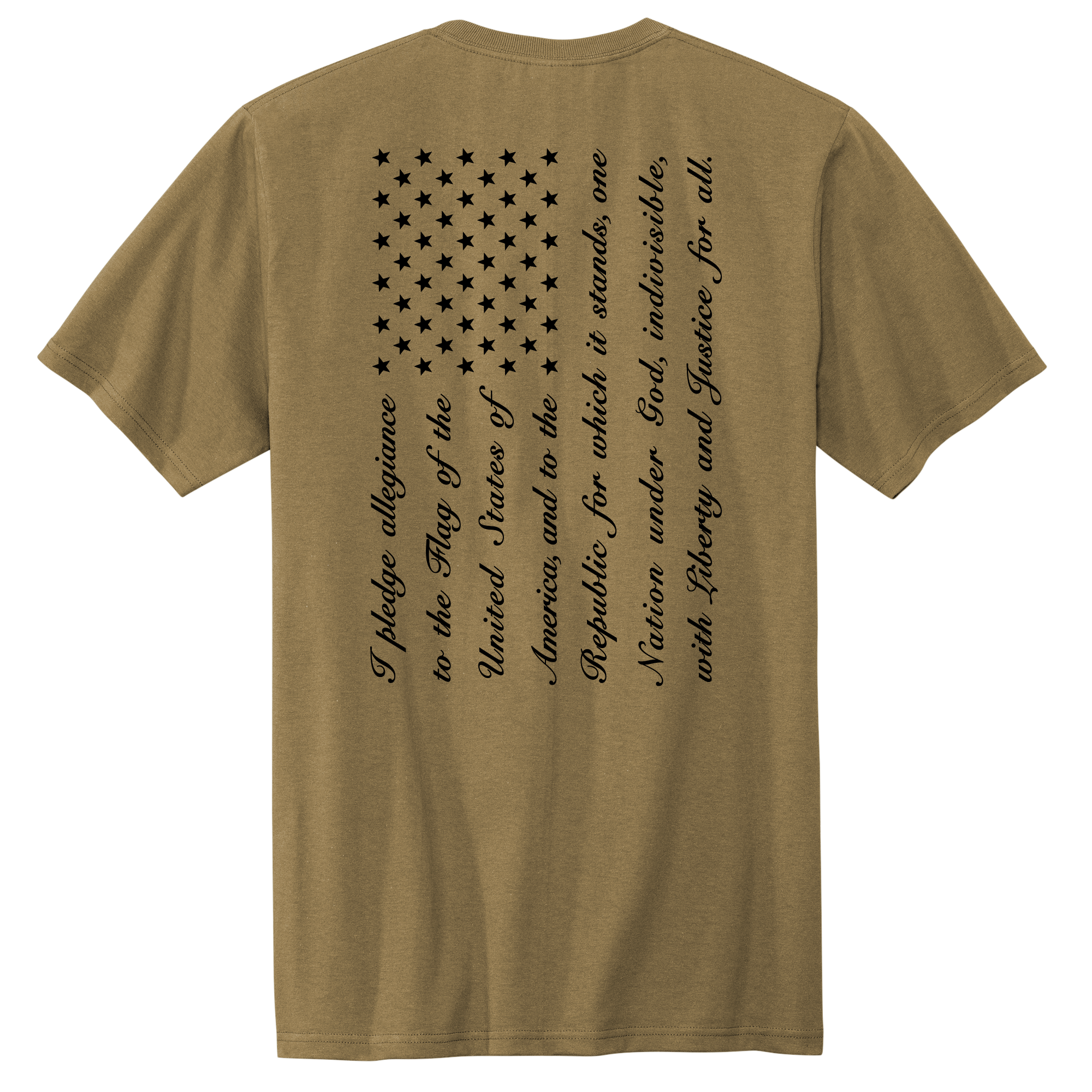 Pledge Allegiance Flag Unisex Short Sleeve Shirt