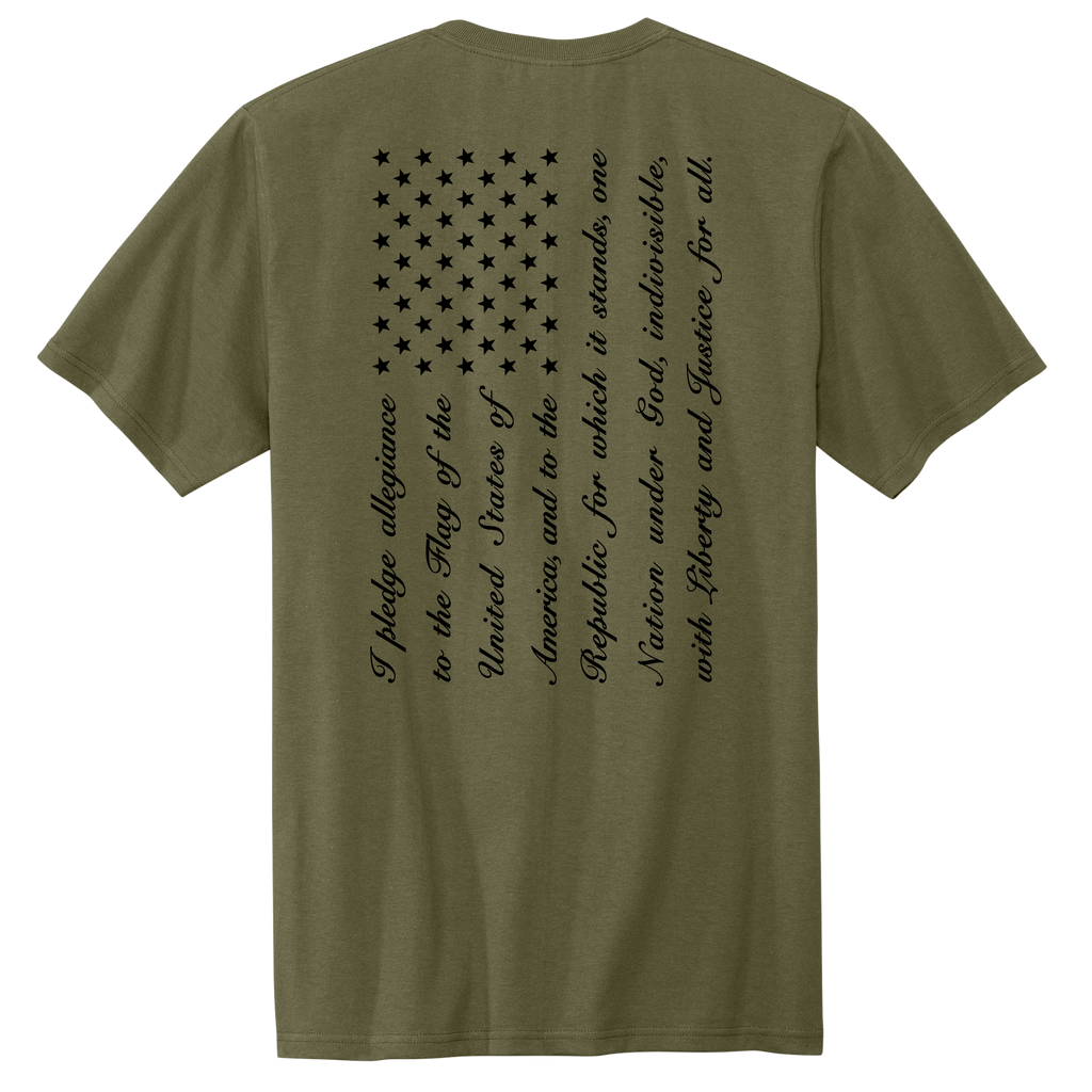 Pledge Allegiance Flag Unisex Short Sleeve Shirt