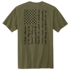 Pledge Allegiance Flag Unisex Short Sleeve Shirt